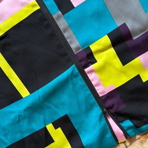 Milly color block dress 8 - Picture 4 of 5